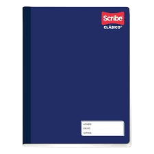 Cuaderno cosido rayado 200 hojas