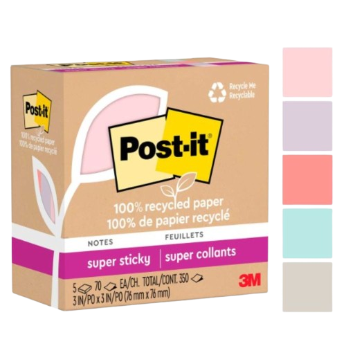 Block de notas adhesivas 3M Post-it