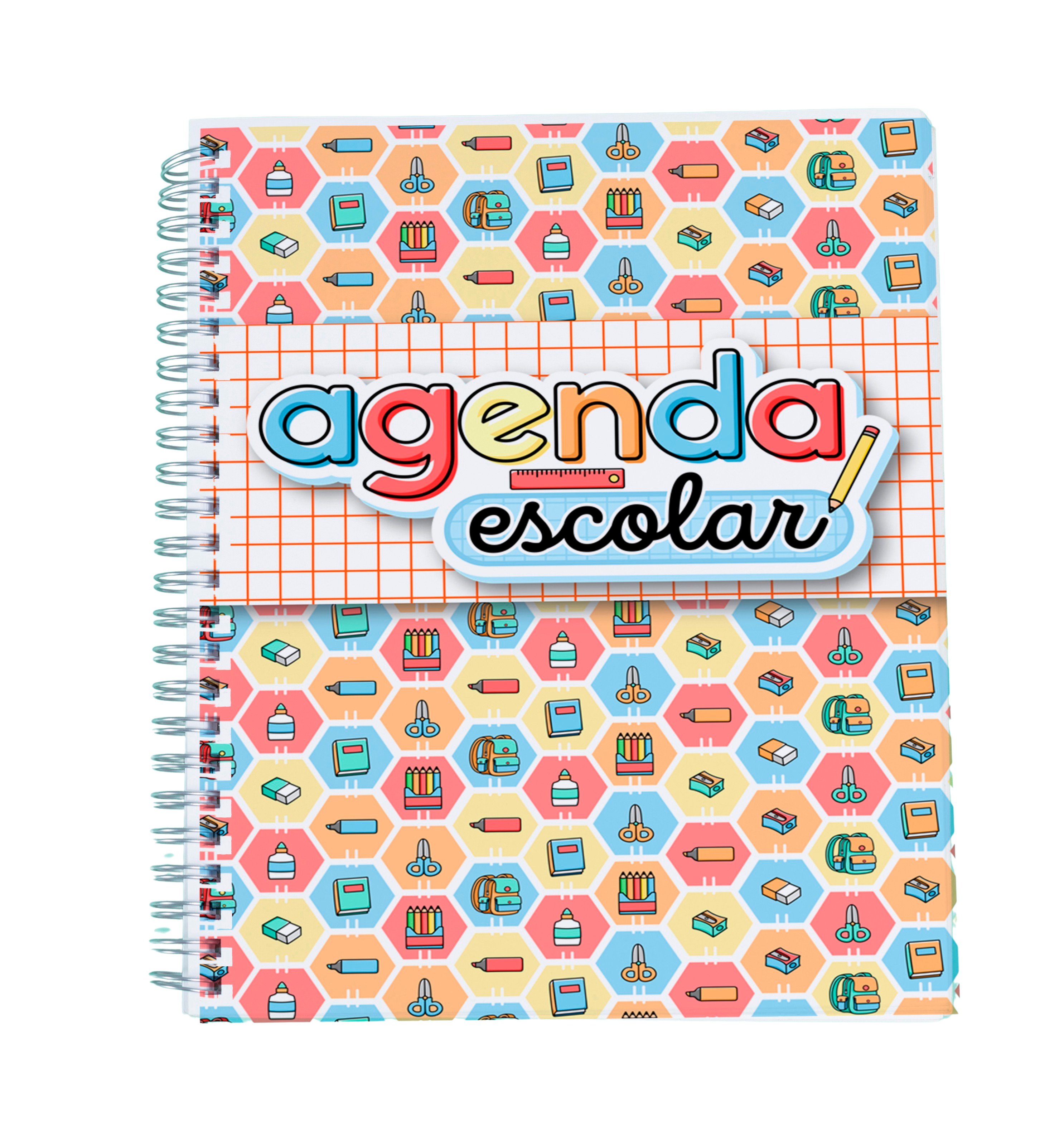 Agenda escolar 2025 Pasta dura