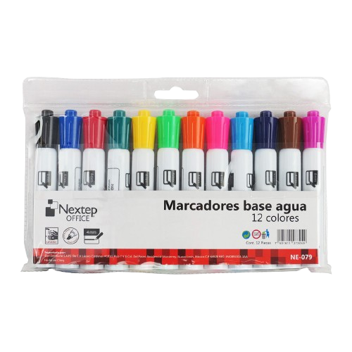 Marcadores de colores 12 piezas