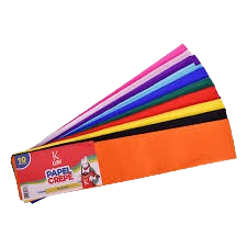 Papel crepé colores surtidos