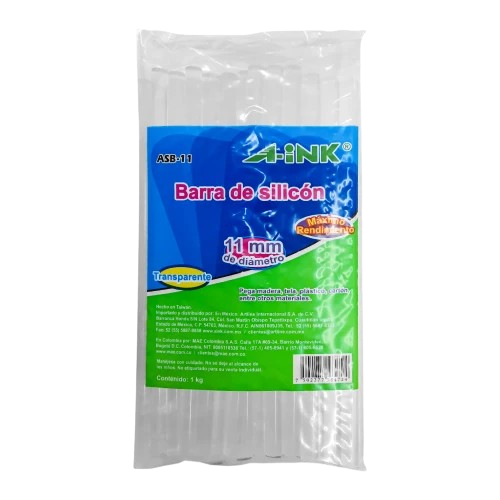Silicón en barra paquete 1kg