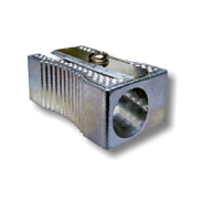 Sacapuntas metálico sencillo